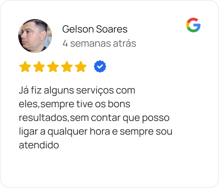 Avaliação 5 estrelas no Google de Gelson Soares sobre o advogado trabalhista Laurence Possebon